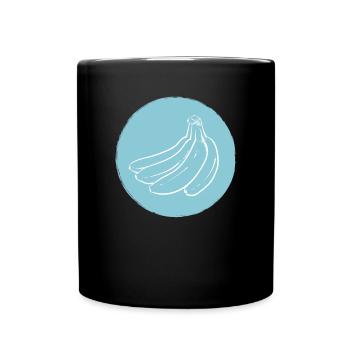 Banana - Full Colour Mug - black - Front