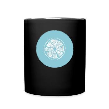 Orange lemon - Full Colour Mug - black - Front