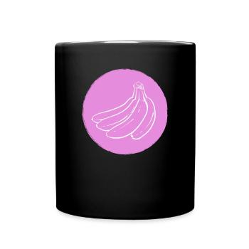 Banana - Full Colour Mug - black - Front
