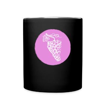 Raisin - Mug uni - noir - Devant