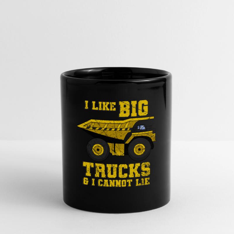 Excavator Construction Site Construction Worker Construction Lie I Gift Full Colour Mug