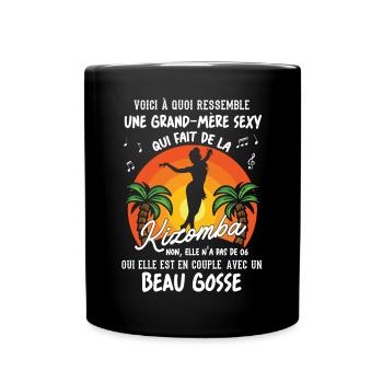 fête des grands mères danseuse kizomba sexy couple - Mug uni - noir - Devant