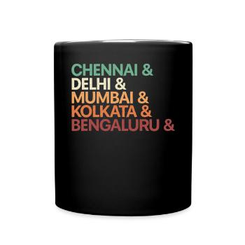 Onam Festival India Holiday Indian Kerala - Full Colour Mug - black - Front