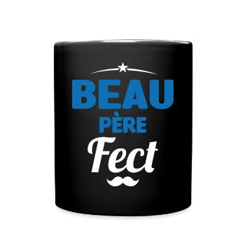 beau-pèrefect cadeau beau-papa anniversaire humour - Mug uni - noir - Devant