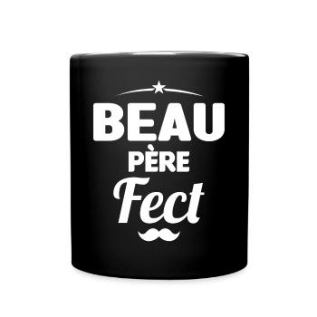 beau-pèrefect cadeau beau-papa anniversaire humour - Mug uni - noir - Devant