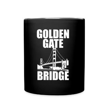 Golden Gate Bridge Baie de Californie - Mug uni - noir - Devant