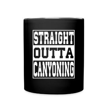 Canoe saying funny - Full Colour Mug - black - Front