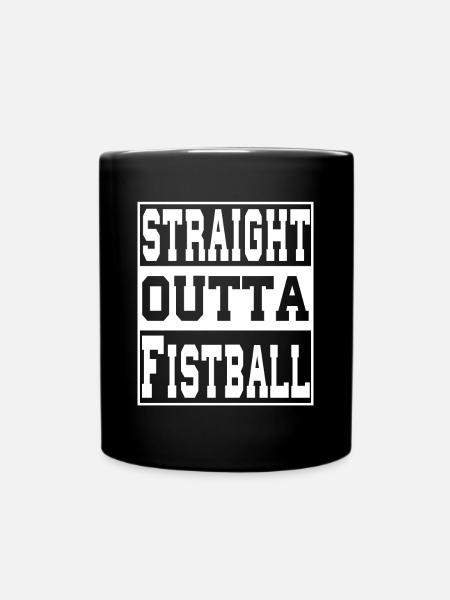 Fistball Spruch lustig - Tasse einfarbig - Schwarz