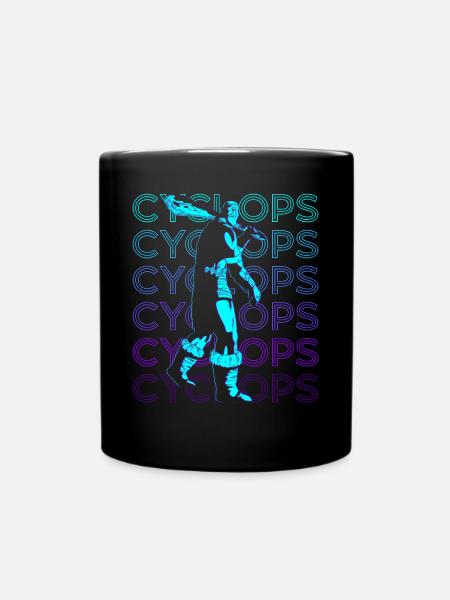 Cyclops Cyclops Ancient Greek mythology Retr - Full Colour Mug - black