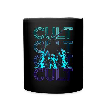 Kult Baphomet Okkult Heidentum Wicca Retro Geschen - Tasse einfarbig - Schwarz - Vorne