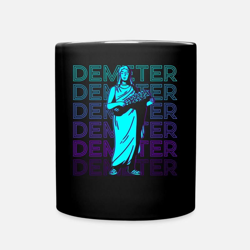 Demeter Griechische Göttin Antike griechische Myth - Tasse einfarbig - Schwarz