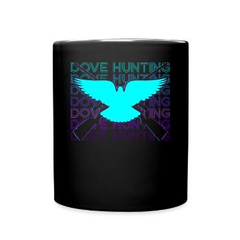 Pigeon Hunting Pigeon Hunter Retro Gift - Full Colour Mug - black - Front
