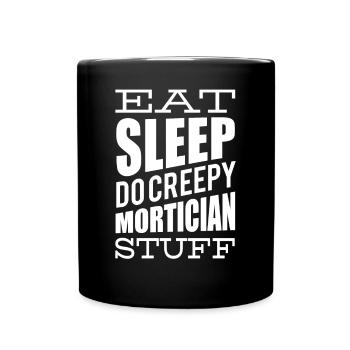 Cimetière spécialisé funéraire Cimetière jardinier - Mug uni - noir - Devant