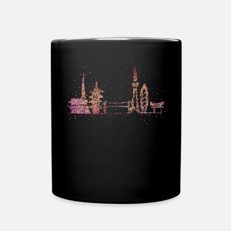 Tokyo Skyline Silhouette Städtetrip Japan Geschenk - Tasse einfarbig - Schwarz