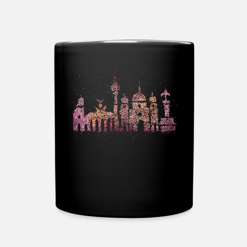 Berlin Skyline Silhouette Städtetrip Deutschland - Tasse einfarbig - Schwarz