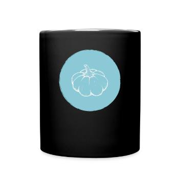 Citrouille - Mug uni - noir - Devant