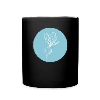 Radis - Mug uni - noir - Devant