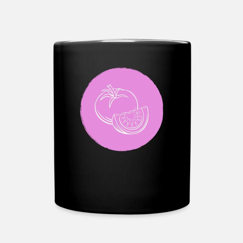 Tomate - Tasse einfarbig - Schwarz