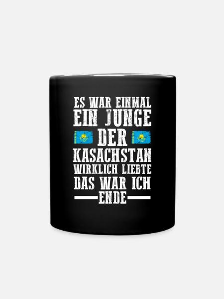 Kasachstan Kasache Kasachisches - Tasse einfarbig - Schwarz