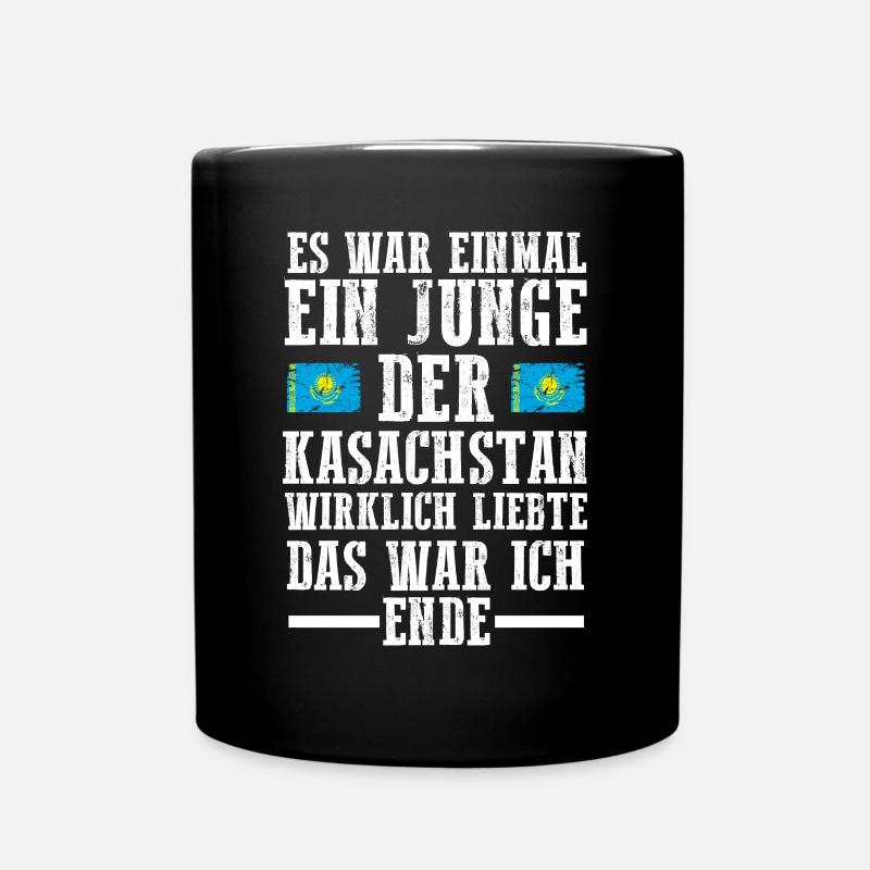Kasachstan Kasache Kasachisches - Tasse einfarbig - Schwarz
