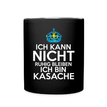 Kasachstan Kasache Kasachisches - Tasse einfarbig - Schwarz - Vorne