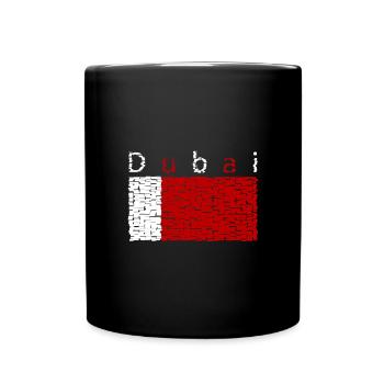 Dubai Flag Émirats arabes unis EAU - Mug uni - noir - Devant