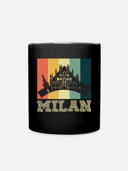 Mailänder Dom aus Mailand Italien - Tasse einfarbig - Schwarz