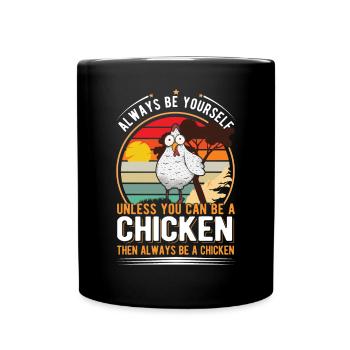 Poulailler de producteur de cadeaux de poulet - Mug uni - noir - Devant