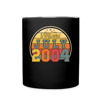 18e anniversaire juillet 2004 - Mug uni - noir - Devant