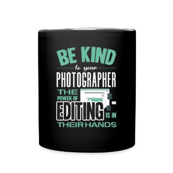 Photographer Photography Quota - Full Colour Mug - black - Front