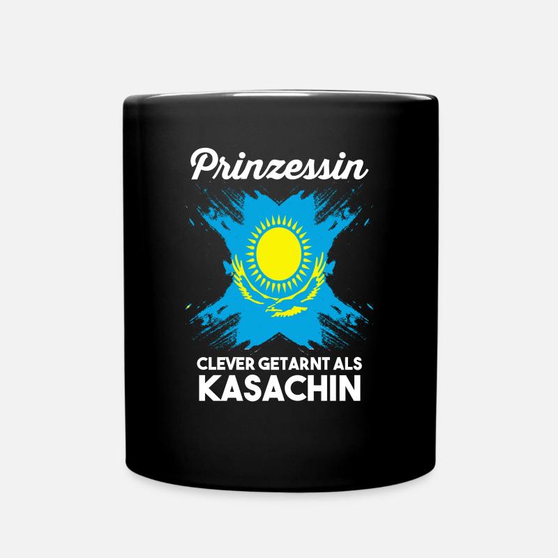 Prinzessin Kasache Kasachisches Kasachstan - Tasse einfarbig - Schwarz