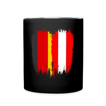 Germany Flag Austria - Full Colour Mug - black - Front