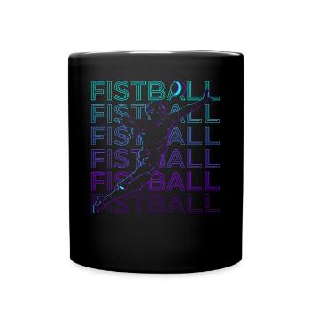 Fistball Retro Cadeau - Mug uni - noir - Devant
