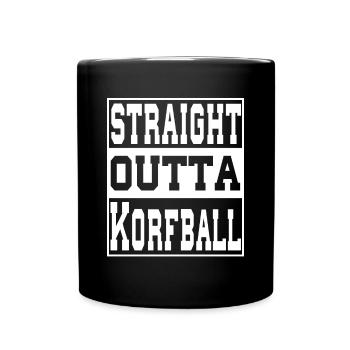 Korfball saying funny - Full Colour Mug - black - Front