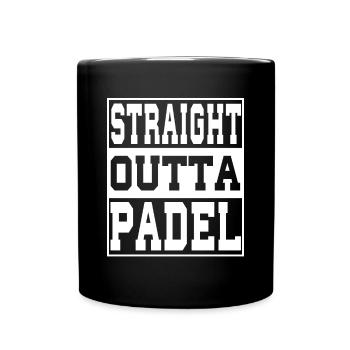 Padel Tennis Tennis Dicton Drôle - Mug uni - noir - Devant