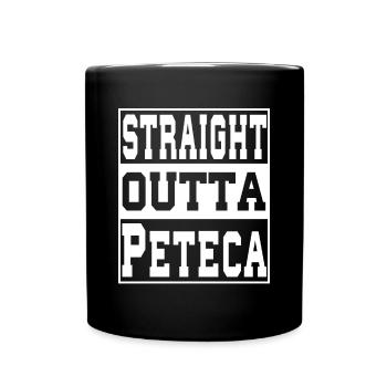 Peteca saying funny - Full Colour Mug - black - Front