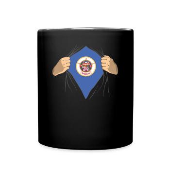 Proud Minnesota Resident Gift - Full Colour Mug - black - Front