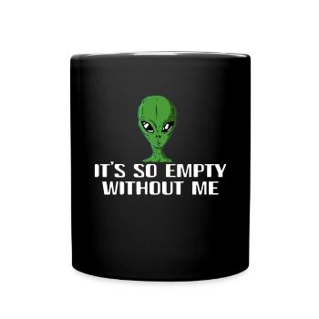 Alien Gift Extraterrestrial Ufo Area 51 Sci-fi - Full Colour Mug - black - Front