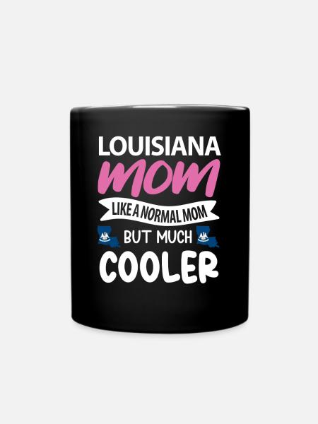 Louisiana mutter geschenk - Tasse einfarbig - Schwarz