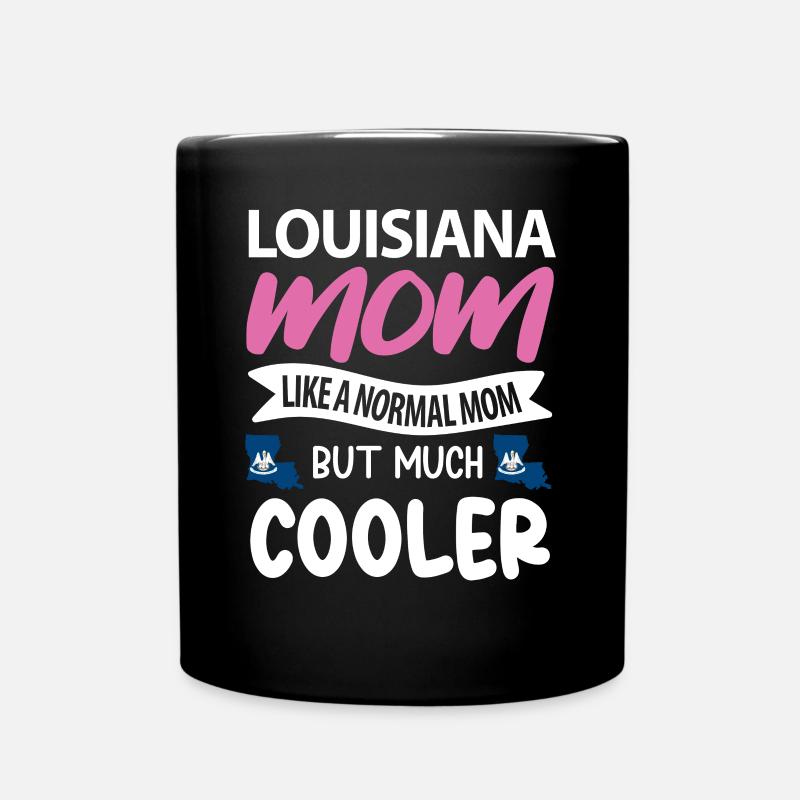 Louisiana mutter geschenk - Tasse einfarbig - Schwarz