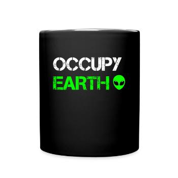 Alien - Tasse einfarbig - Schwarz - Vorne