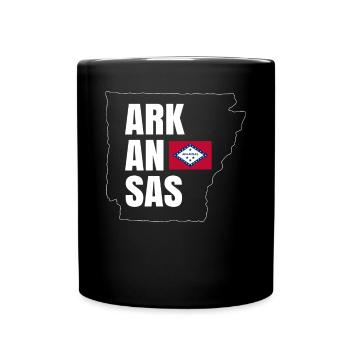 Cadeau de l’État de l’Arkansas - Mug uni - noir - Devant
