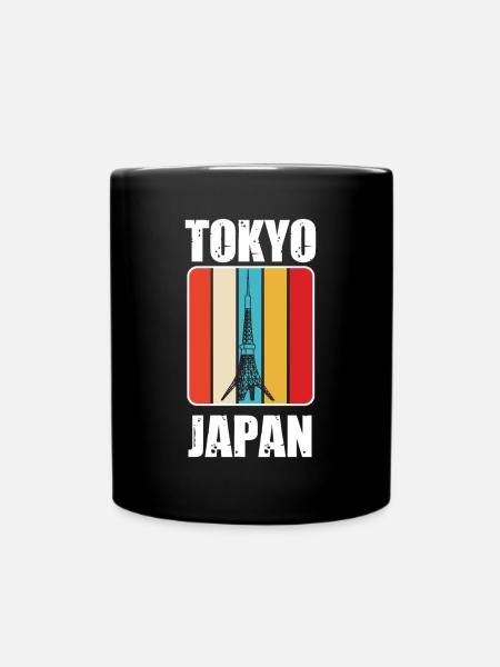 Tokyo Japan Tourist Asia - Full Colour Mug - black