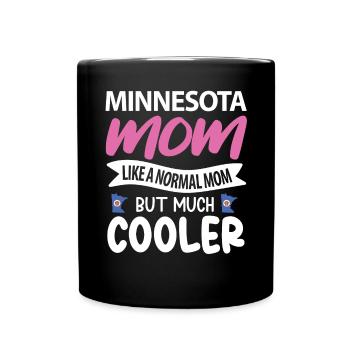 Fier cadeau du drapeau du Minnesota - Mug uni - noir - Devant