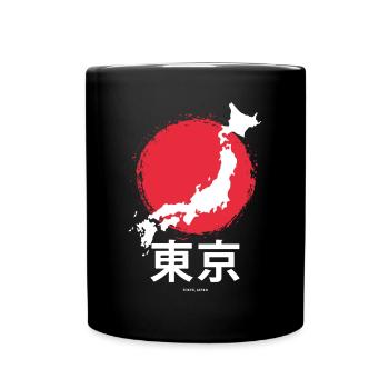 Japanisch Asien Tourist Tokyo Japan - Tasse einfarbig - Schwarz - Vorne