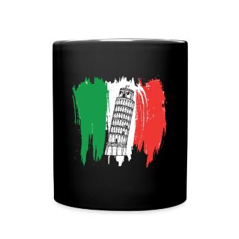 Pise Tour Penchée Italie Toscane Florence - Mug uni - noir - Devant