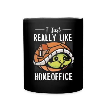 Turtle Relaxed Chill Sea Ocean Beach - Full Colour Mug - black - Front