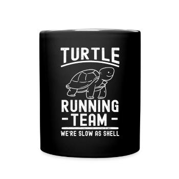 Turtle Tshirt Reptiles Children Men Women - Full Colour Mug - black - Front