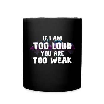 DJ Gift Musique Disc Jockey Disco Techno Rave - Mug uni - noir - Devant