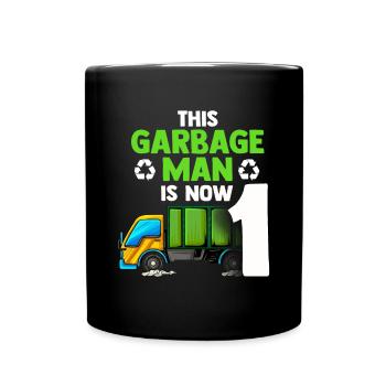 Garbage Man Gift Garbage Garbage Collection Waste Profession - Full Colour Mug - black - Front
